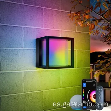 Graffiti moderno Luz de pared al aire libre inteligente